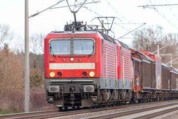 Obraz premium german rail cargo train