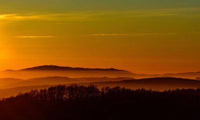 Colorful sunset photography VI