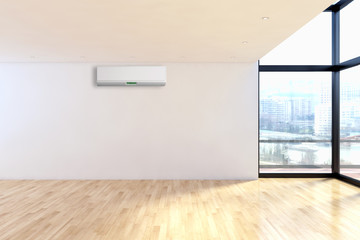 Interno con aria condizionata