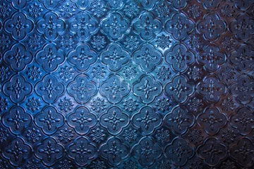 Photo sur Plexiglas Coloré Blue glass