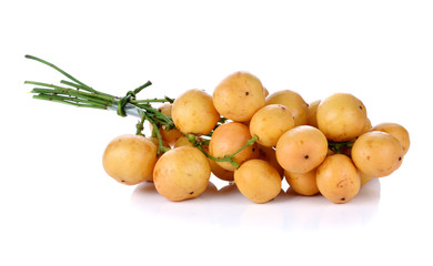 Thai fruit (Ma Fai) isolated on white background