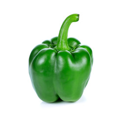 Green Pepper isolated on white background