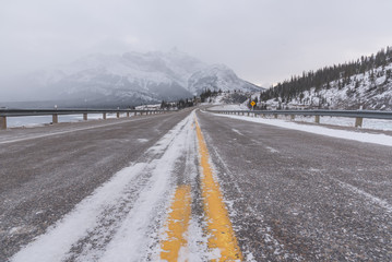 Winter road - Banff