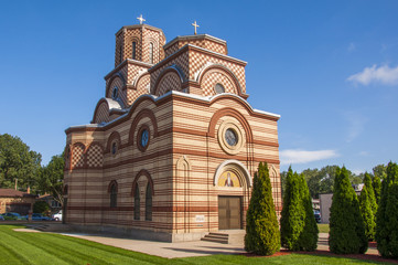 Fototapeta na wymiar Orthodox church St. Simeon - Crkva Sv. Simeon