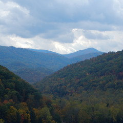 Fototapeta na wymiar Smokey Mountain Range