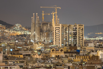 Obraz premium Barcelona Skyline
