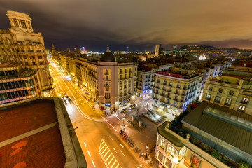 Obraz premium Barcelona Skyline