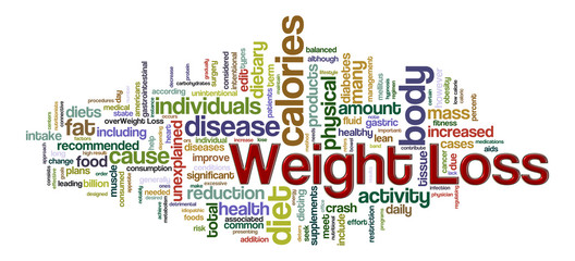Weight loss word tags