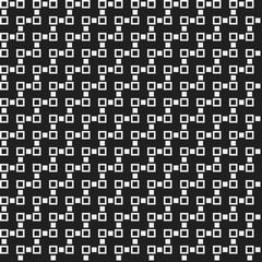 Fototapeta premium Strict pixelated seamless pattern in corporate style. Useful for web backgrounds, textile or interior design.