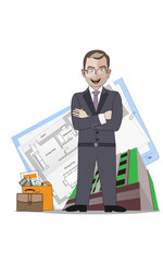 Businessman of Real Estate