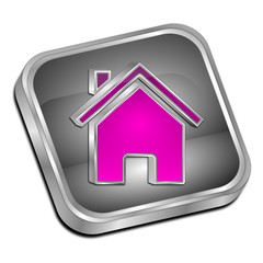 Home Button - 3D illustration