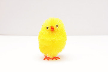 Toy little funny chicken.