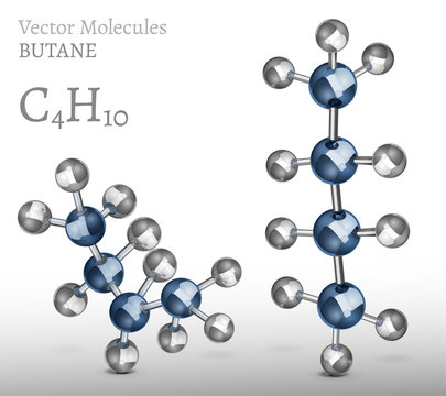 Butane Molecules SET