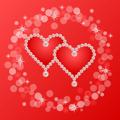 Pearl hearts
