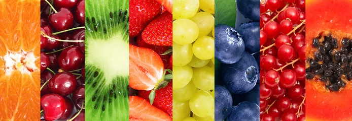 Deurstickers fruit regenboog © Photobeps