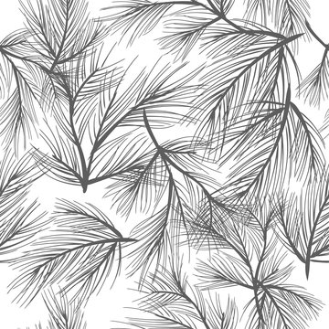 Seamless Pine Pattern