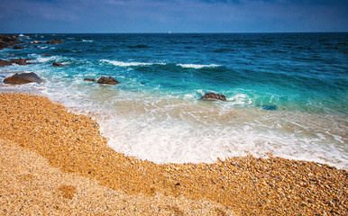 Nice natural coast in Asturias, Spain