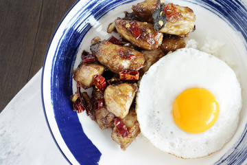 Fried fish in chili sauce