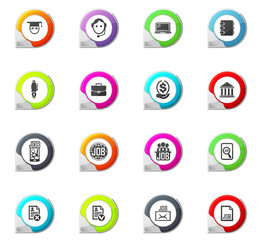 Job icons set