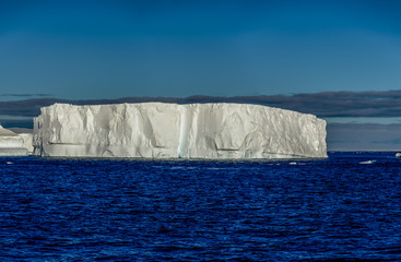 Tabular iceberg in Antarctica