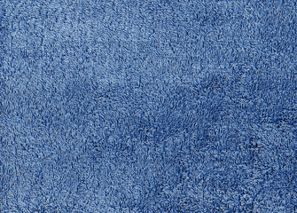 Blue color textile towel texture.