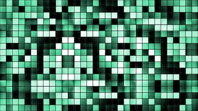 Aqua Textured Mosaic Background Loop
