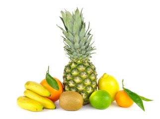 Tropical fruits isolated