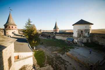 Old castle fortification building