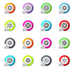 Set of sun icons