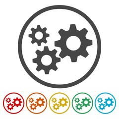 Gear Icon, Gear logo 