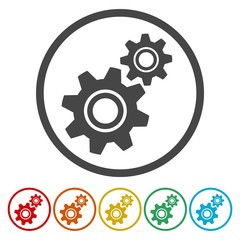 Gear Icon, Gear logo 