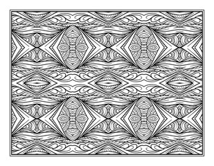 Fantasy decorative ornamental pattern page