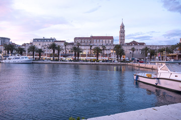 View of Split is the second-largest city of Croatia.
