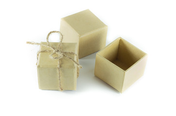 New year gift box or christmas paper box