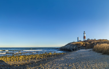 Montauk Point Light, Lighthouse, Long Island, New York, Suffolk