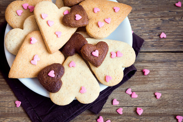 Heart shaped cookies