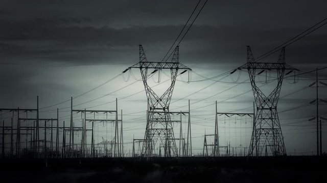 Ominous Power Lines Zoom In