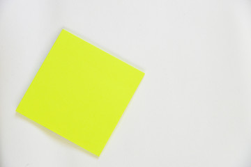 Green paper on white