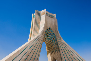 Azadi Tower in Tehran city, Iran