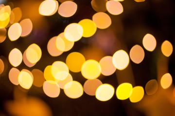 defocused bokeh lights, evening stot