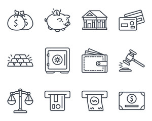 Finance Icon Outlined