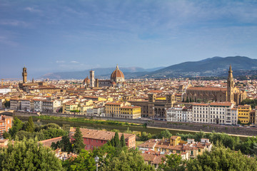 Fototapeta na wymiar View of Florence Italy
