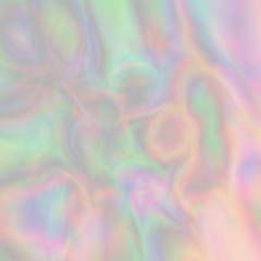 Blurred abstract holographic background in pastel light colors