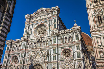Fototapeta premium Facade of Florence Cathedral