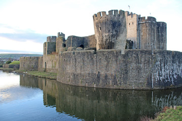 Caerphilly Castle, Wales