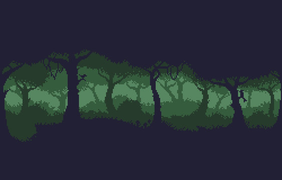 Pixel Art Forest