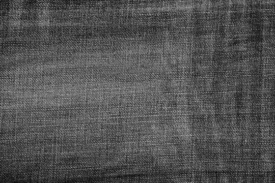 Black jean texture for background.