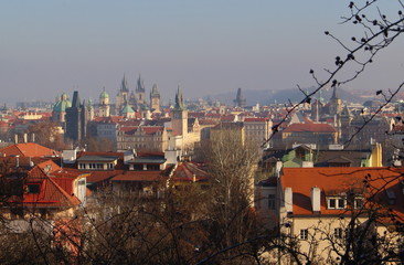 view of Prague, Czech republic, Europe