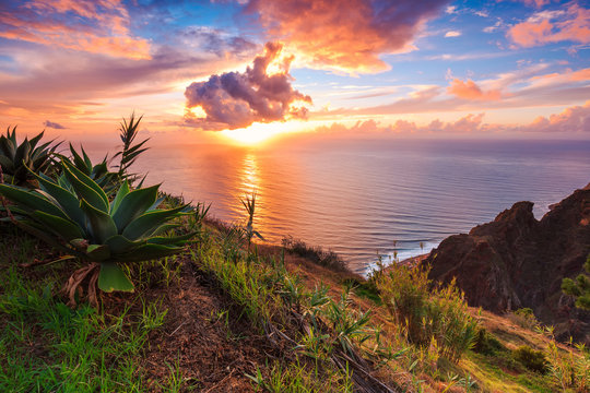 Blazing Sundown at 'Paul do Mar'