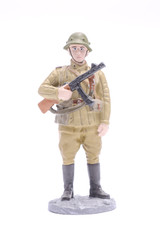 Tin Soldier ordinary trooper isolated on white